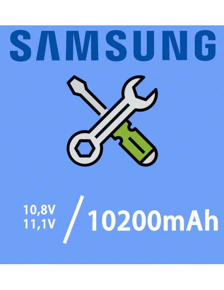 Regenerace baterii do laptopa na ogniwach Samsung 10,8V 3400mAh