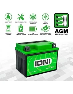 Batterie Motorrad IONI 12V...
