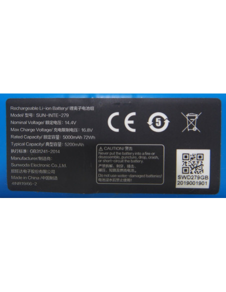 Batéria vysávača XIAOMI Neatsvor Sun-inte-279 14,4V 5200mAh