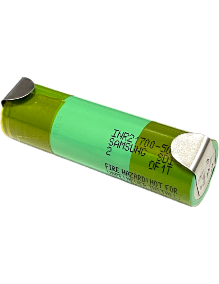 Cella Samsung INR21700-50S 3,7V 5000 mAh saldata a punti