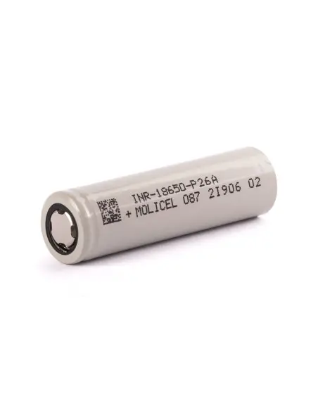 Celda Molicel INR18650-P26A 3,6 V 2600 mAh Soldada por puntos