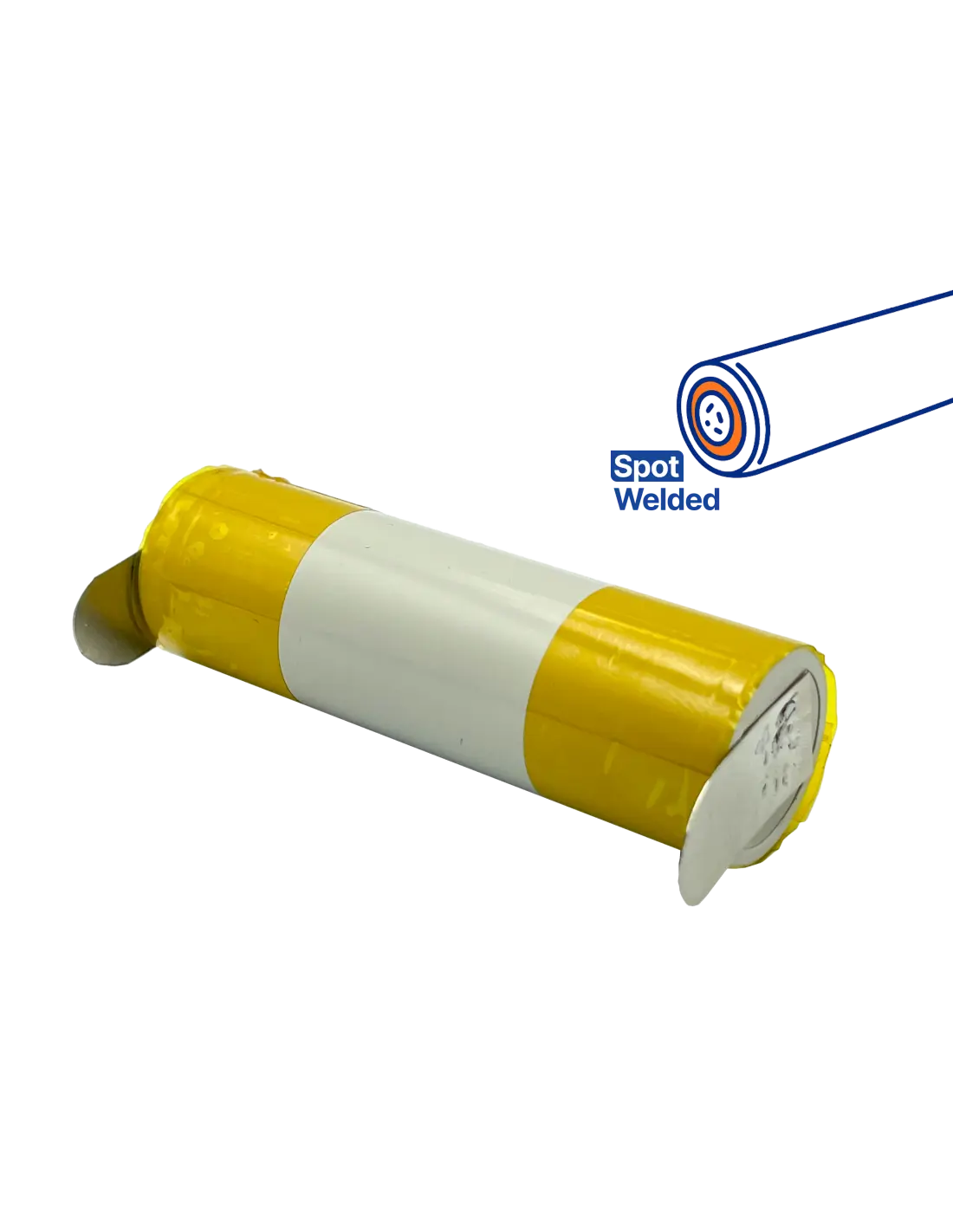 Cellule de batterie Molicel INR21700-P42A, 3,6V 4200mAh, spot-welded