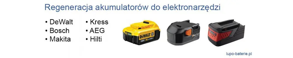 Adaptery do akumulatorów