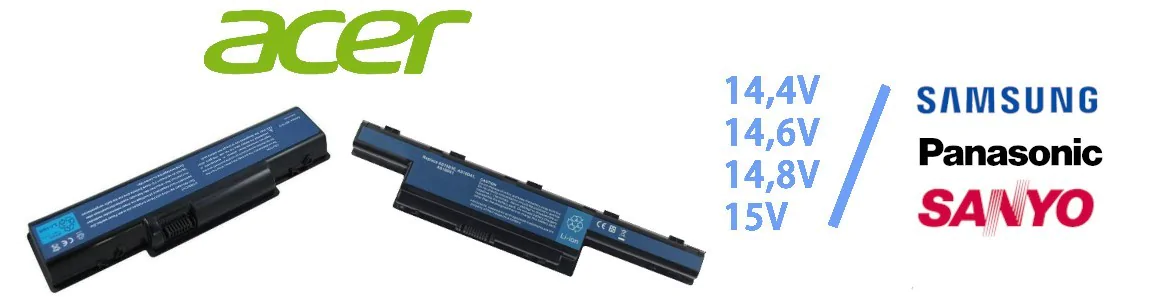 Regeneratie van Acer-batterijen met een spanning van 14,4V / 14,6V / 14,8V / 15V