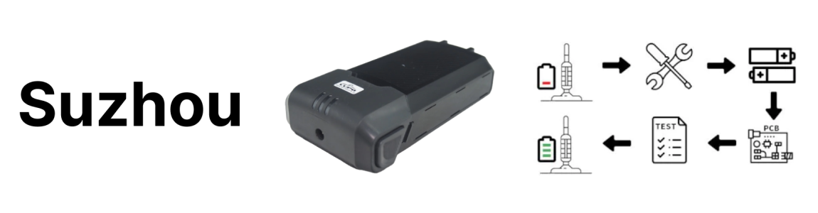 Regeneration of vacuum cleaner batteries in Suzhou.