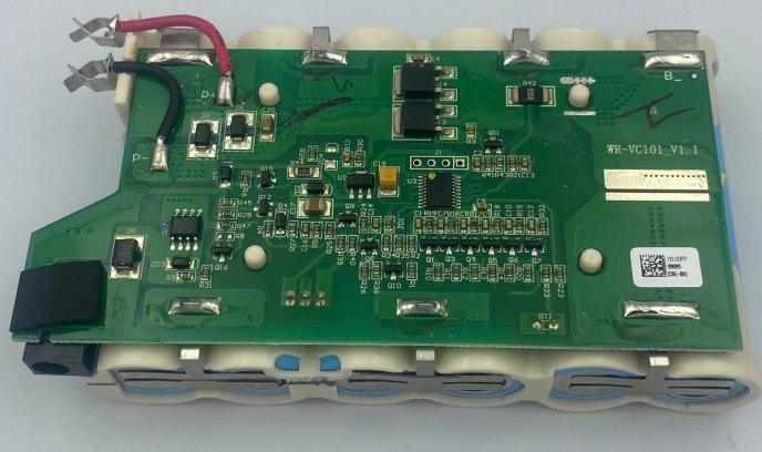 PCB batteria Proscenic P8 – vista generale