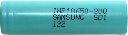 Samsung-cel gebruikt in batterijen