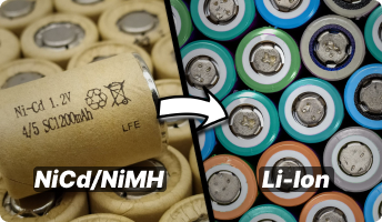 Dlaczego nie warto przerabiać akumulatorów NiCd/NiMH na Li-ion?